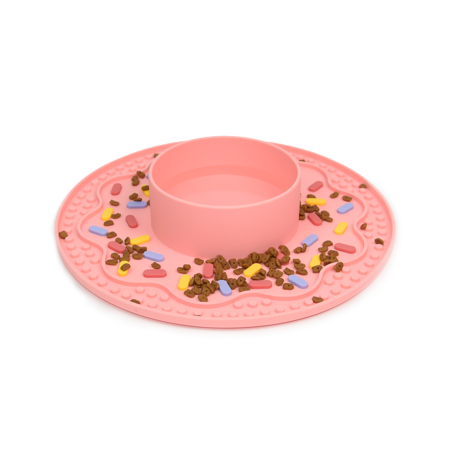 Silicone Doughnut Slow Feeder Mat