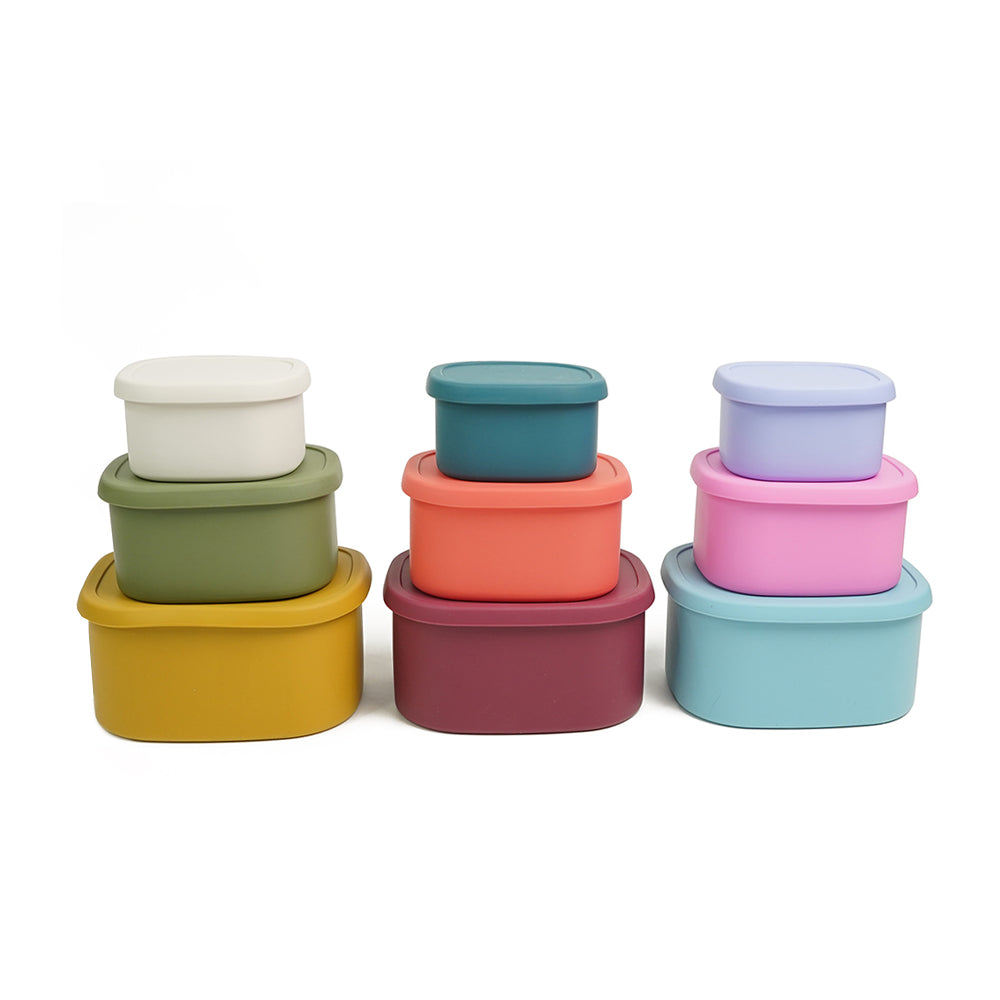 Silicone Food Container Set (3 Sizes)